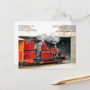 CARTE POSTALE TRAINS À VAPEUR