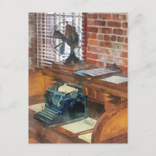 Carte Postale Trains - Station Master's Office