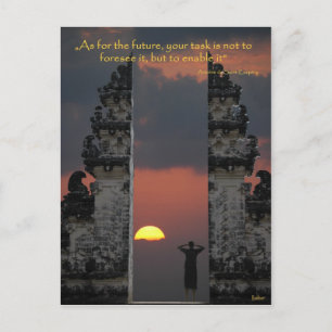 CARTE POSTALE TRAITER L'AVENIR