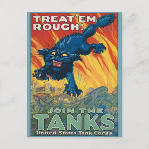 Carte Postale Traitez 'Em Rough - Rejoignez Les Réservoirs