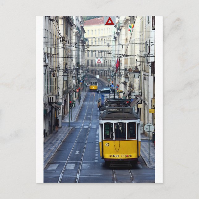 Carte Postale Tramway 28, Lisbonne, Portugal (Devant)