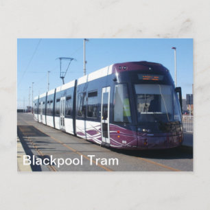 Carte Postale Tramway Blackpool