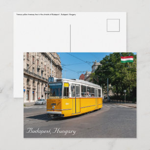 Carte Postale Tramway célèbre deux à Budapest, Hongrie
