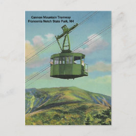 Carte Postale Tramway de Cannon Mt. New Hampshire Vintage