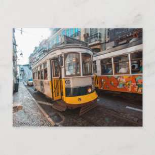 Carte Postale Tramway de Lisbonne