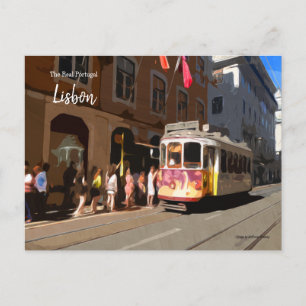 Carte Postale Tramway de Lisbonne