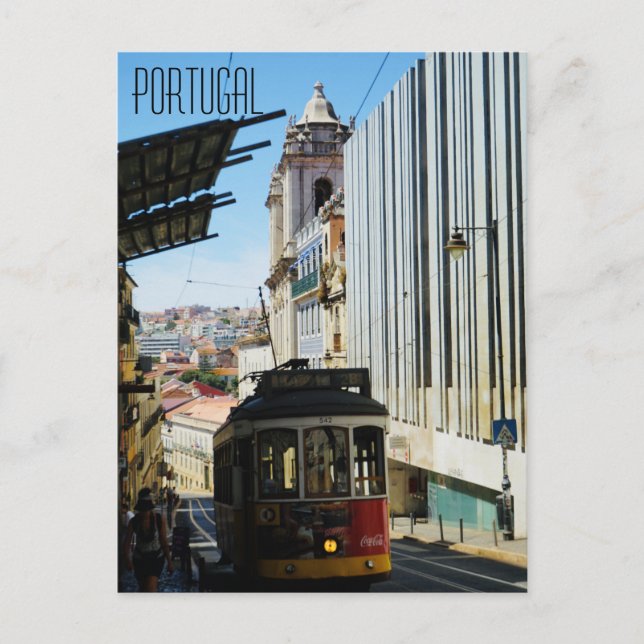 Carte Postale Tramway Portugal (Devant)