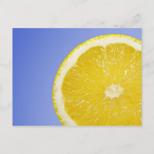 Carte Postale Tranche de citron juteuse