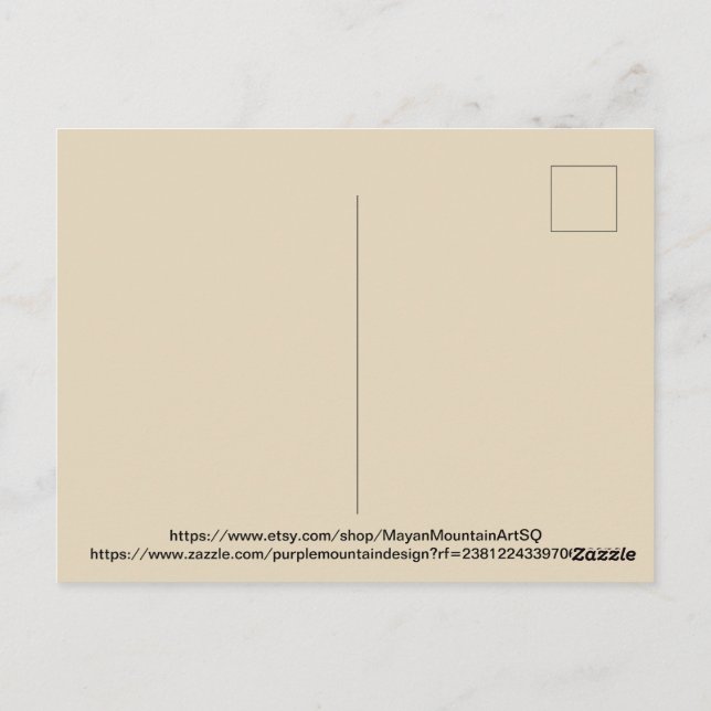 Carte Postale Tranquillité (Dos)