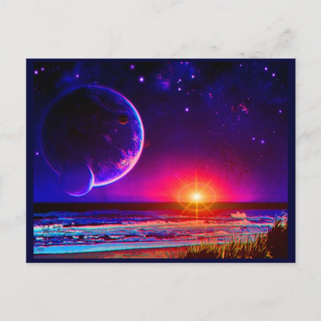 Carte postale Tranquillité Beach (Devant)