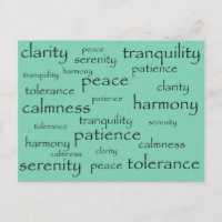 tranquillité, paix, harmonie