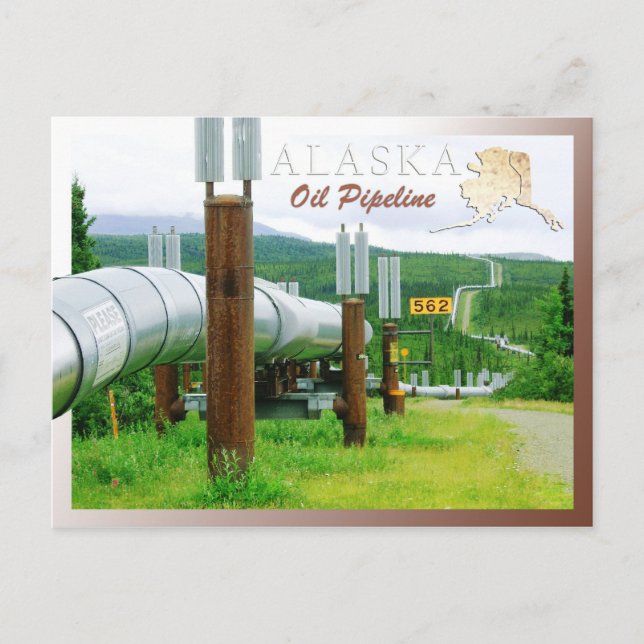 Carte Postale Trans-Alaska Pipeline System, Alaska (Devant)