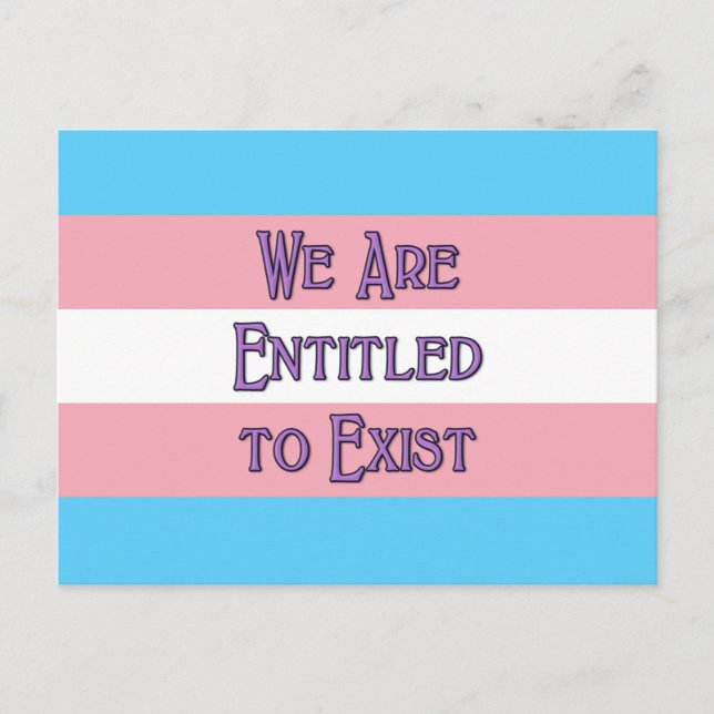 Carte Postale Trans Nous Sommes... (Devant)