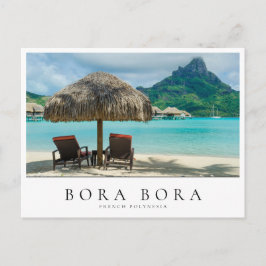 Carte Postale Transats Bora Bora, Polynésie