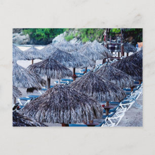 Carte Postale Transats Et Abris De Plage