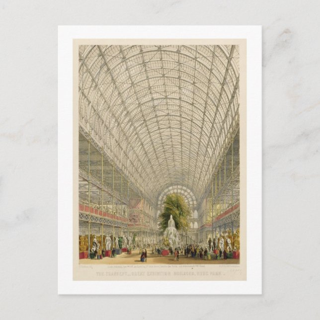 Carte Postale Transept du Palais de Cristal, pub. par Jour et So (Devant)