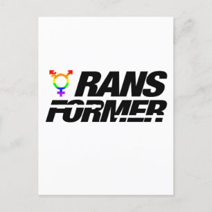 Carte Postale Transformer   Pride transgenre