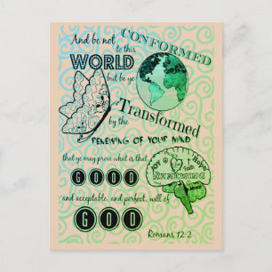 Carte Postale Transformer Romains 12:2