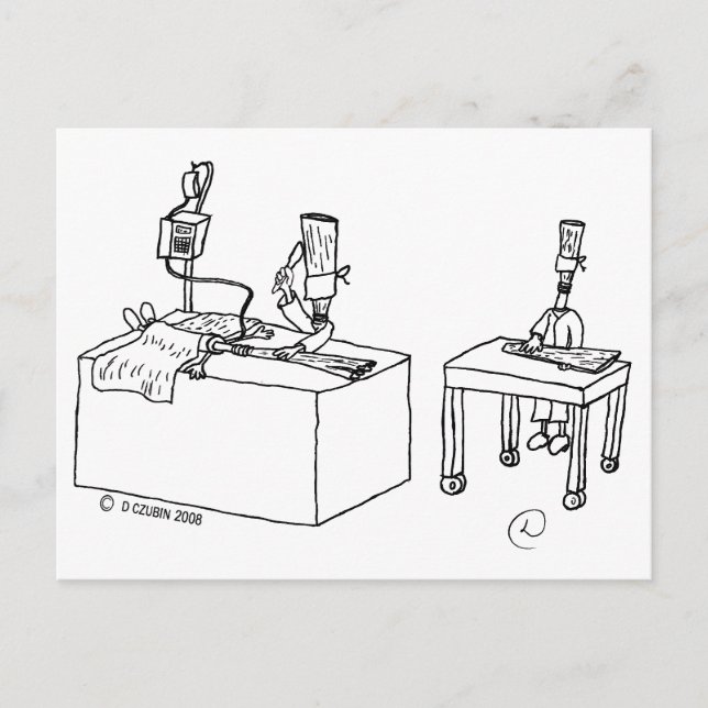 Carte Postale Transplantation de roseaux (Devant)