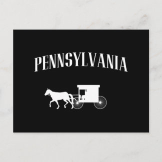 Carte Postale Transport Amish Pennsylvanie