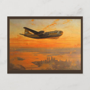 Carte Postale Transsocean Airlines