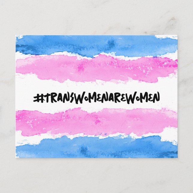 CARTE POSTALE #TRANSWOMENAREWOMEN (Devant)