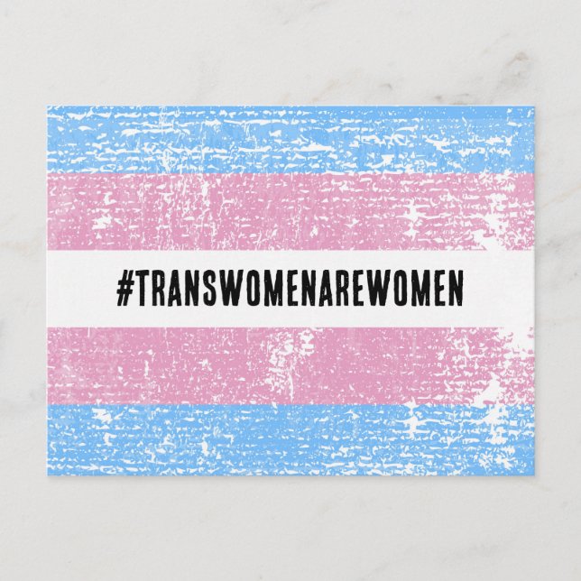 CARTE POSTALE #TRANSWOMENAREWOMEN (Devant)