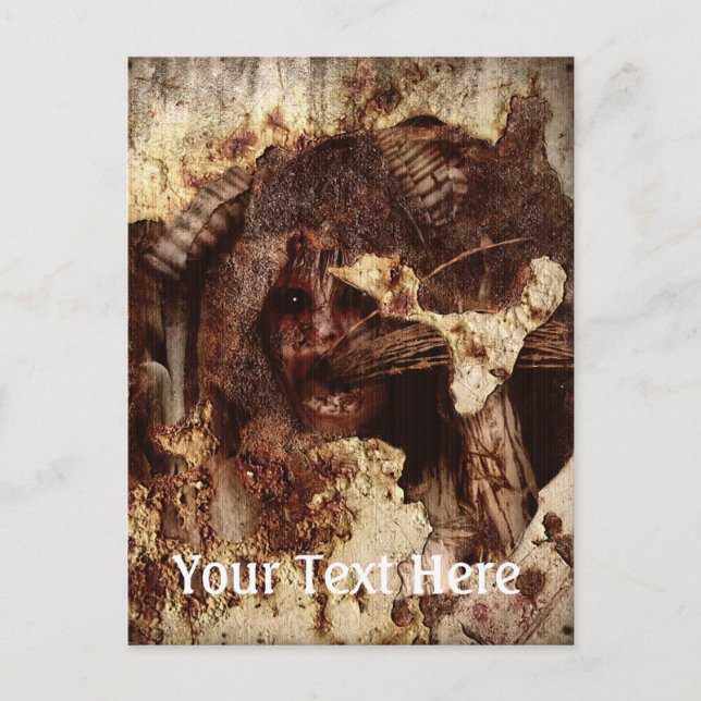 Carte Postale Trappé à l'intérieur (Devant)