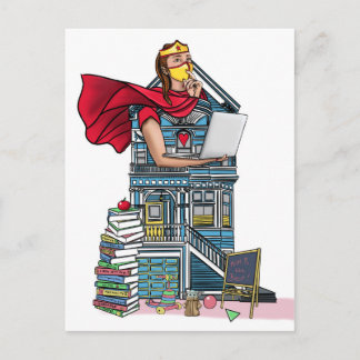 Carte Postale "Travail à domicile"