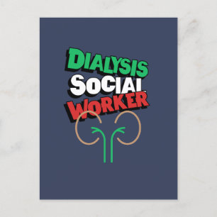Carte Postale Travailleur social dialyse