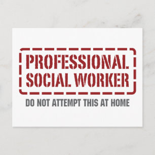 Carte Postale Travailleur social professionnel