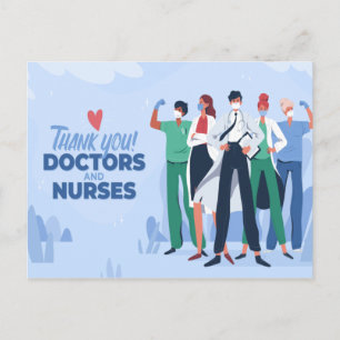 CARTE POSTALE TRAVAILLEURS DE LA SANTÉ DIAPOSITEUR DE JOURNÉE DU