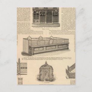 Carte Postale Travaux nationaux de fils et de lanternes, Howard 