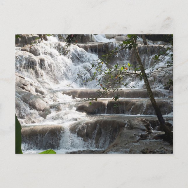 Carte Postale Travel Art Dunns River Falls Jamaïque (Devant)