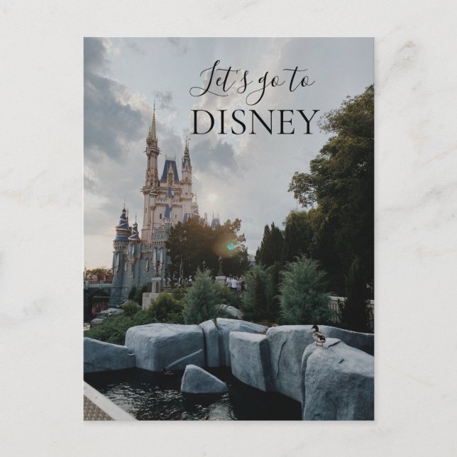 Carte Postale Travel Disney - Magic Kingdom Castle (Devant)