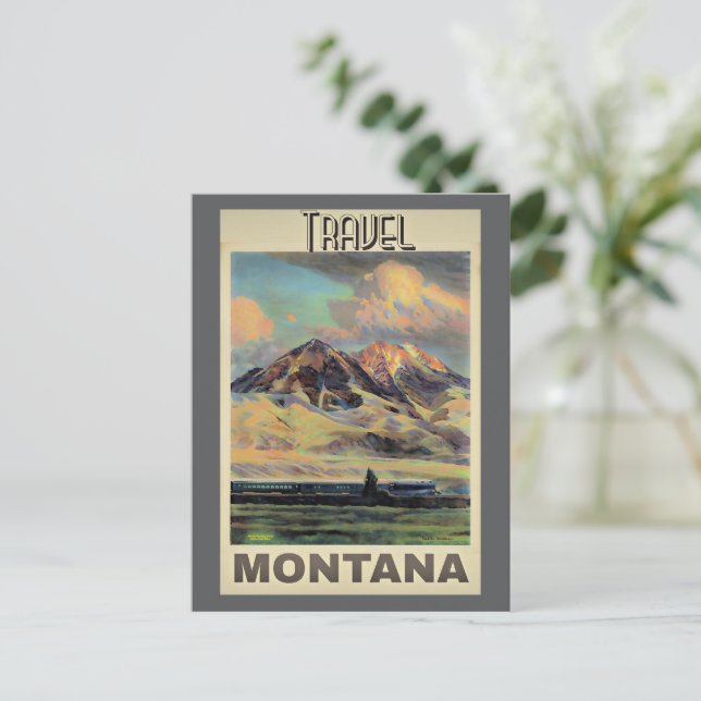 Carte Postale Travel Montana poster, (Debout devant)