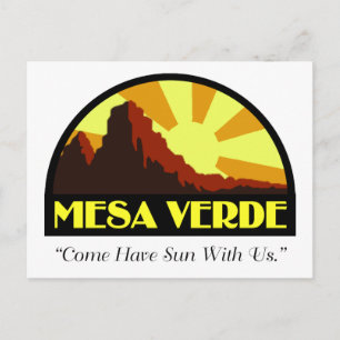 Carte Postale Travel Sticker