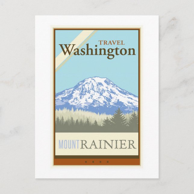 Carte Postale Travel Washington (Devant)
