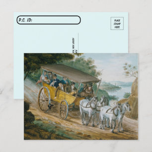 Carte Postale Traversée - Voyage par Stagecoach Fine Art