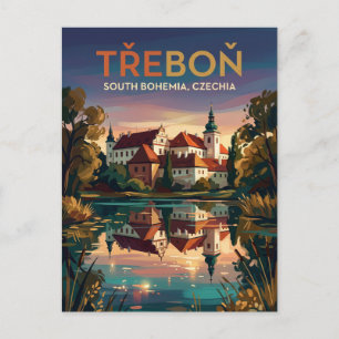 Carte Postale Třeboň République tchèque