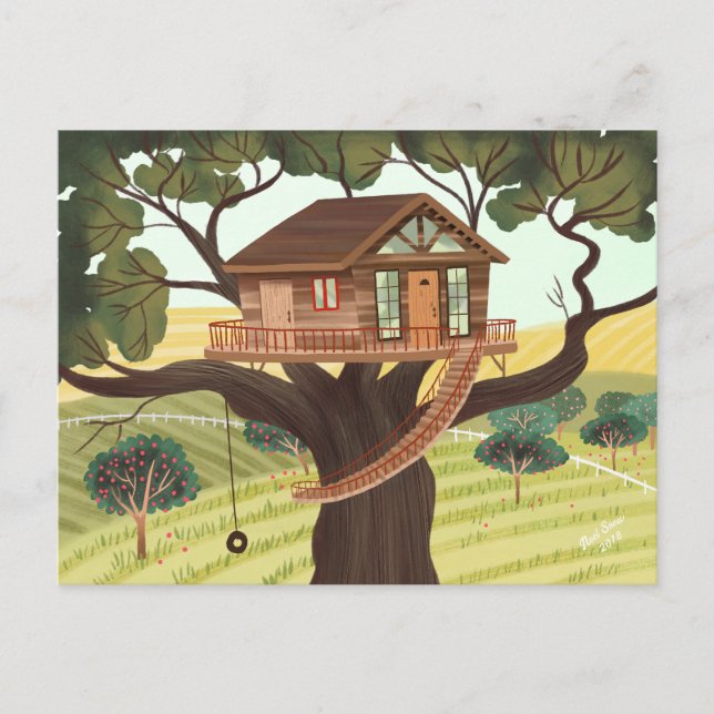 Carte Postale Treehouse (Devant)