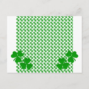 Carte Postale Trèfle irlandais