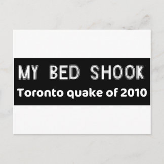 Carte Postale TREMBLEMENT DE TERRE Toronto