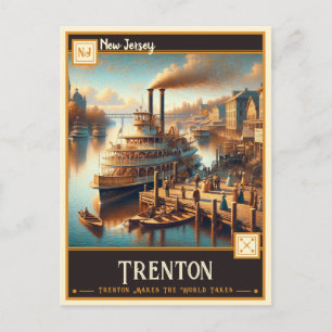 Carte Postale Trenton, New Jersey   Vintage
