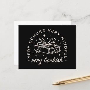 Carte Postale Très demi-minable amoureux du livre