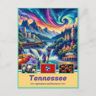 Carte Postale Trésors du Tennessee Repères Dynamiques