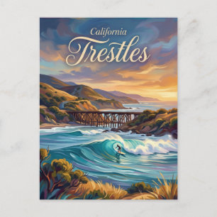Carte Postale Trestles Californie