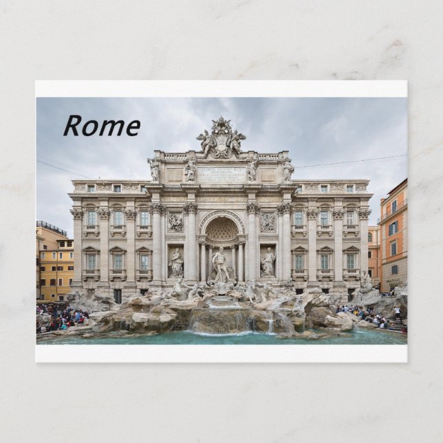 Carte Postale TREVI-Fontaine, - Rome, - Angie.JPG (Devant)