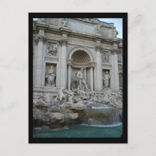 Carte Postale trevi rome