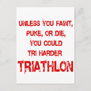 Carte Postale Tri Harder